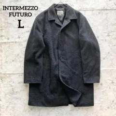 【インターメッツォ】 ダーバン ステンカラーコート グレー シンプル L