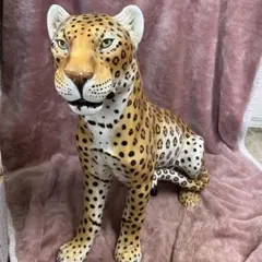 チーター レオパード パンサー ヒョウ ジャガー 陶器 置物 豹 オブジェ 楽天市場】黒ヒョウ ブラック レオパード パンサー 置物