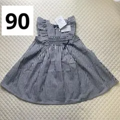 【新品】Little s.t. by s.t.closetノースリーブワンピ90のサムネイル