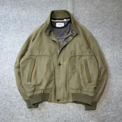 90s vintage ブルゾンジャケット 短丈 カーキ アメカジ シティボーイ