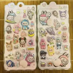 ラブブ　おしりぷにぷに　2枚セット　ボンボンドロップ　シール