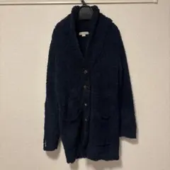 Barefoot Dreams モコモコネイビー カーディガン XS