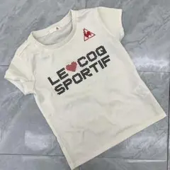 le coq sportif Tシャツ 半袖 吸汗速乾 ホワイト 140cm