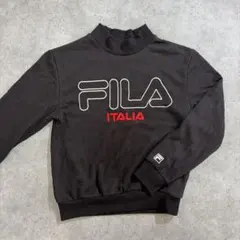 FILA フィラ スウェット トレーナー ブラック黒 M 長袖　239