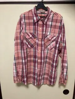 Levi's Red Tab チェック柄長袖シャツ XL