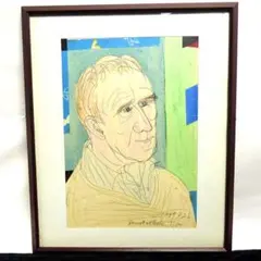 油彩人物画 メガネの男性 板に油 33cm×24cm 油彩人物画 メガネの男性 板に油 33cm×24cm - メルカリ