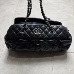 CHANEL シャネル マトラッセ レザー チェーン ショルダーバッグ