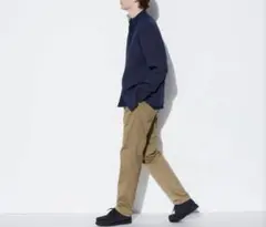 ユニクロ　UNIQLO　レギュラーフィットチノ　34 BROWN　W79