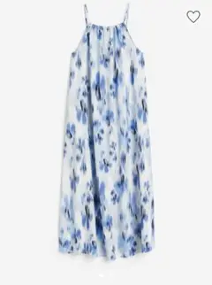 H&M リネンブレンドマキシワンピース