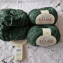 Rich More STAME 毛糸 3玉セット グリーン系