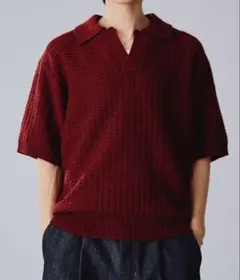 SKIPPER SHORT SLEEVE SUMMER KNIT POLOのサムネイル