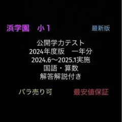 2026年最新】浜学園 公開テスト 小6の人気アイテム - メルカリ