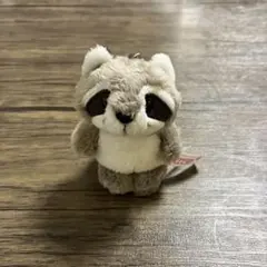 NICI アライグマ ぬいぐるみ マスコット キーホルダー