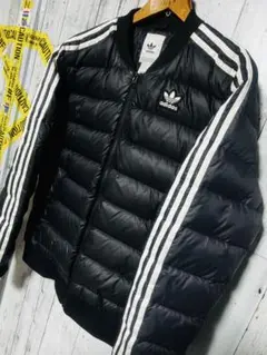 新作/極限定 アディダス オリジナルス ダウンジャケット ワッペン刺繍 Lサイズ