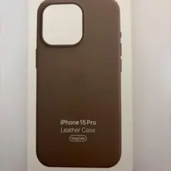 iPhone15pro レザーケース