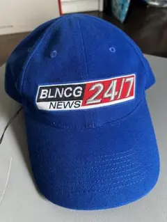 新品未使用　BALENCIAGA BLNCG NEWS 24/7 キャップ BALENCIAGA バレンシアガ BLNCG NEWS 24/7 キャップ L ブラック