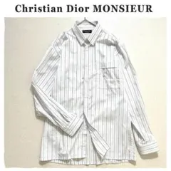 Christian Dior ディオール ブラウス 長袖 シアサッカー L - メルカリ