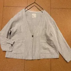 極美品　ハートマーケットKecetee リネン100% ナチュラルジャケットのサムネイル