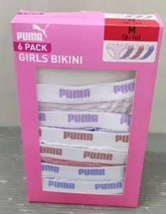 PUMA 女の子用ビキニ 6パック Mサイズ