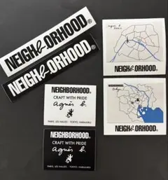 비매품 NEIGHBORHOOD × agnes b. ステッカー 6枚セット