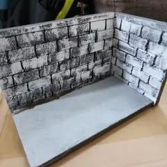 ハンドメイド 撮影ボード 壁 ジオラマベース ミニサイズ 石レンガ