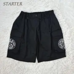 STARTER ブラック カーゴ ショート パンツのサムネイル
