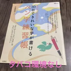 30日できれいな字が書けるペン字練習帳のサムネイル