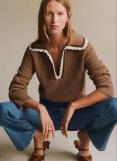 【美品✨】 sezane セザンヌ IVANE セーターのサムネイル