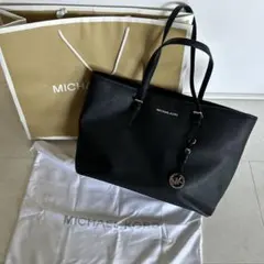 【美品】MICHAEL KORS トートバッグ　黒　ブラック