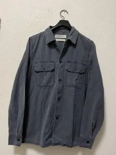 レミレリーフ　ミリタリーシャツ　/L　チャコールグレー　REMI RELIEF