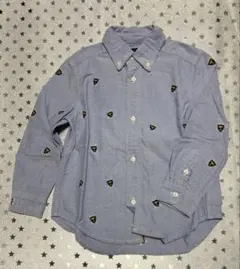 Ralph Lauren 刺繍入りブルーシャツ 3T 100cm キッズ　男の子