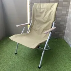 【新品スノーピークOEM品】折りたたみアウトドアチェア カーキ スノーピーク(snow peak) アウトドアチェア2点セット ローチェア