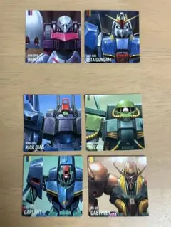 ガンダム　ポテコ　シール　6枚セット