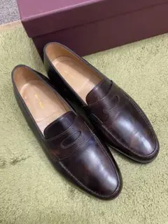 R*o様 JOHN LOBB キャンパス ローファー 7E ジョンロブ 旧ロゴ - メルカリ