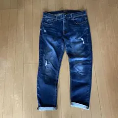 ZARAストレッチ　ダメージジーンズ