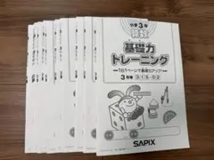 2026年最新】サピックス 基礎力トレーニング 3年の人気アイテム - メルカリ