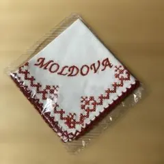 非売品 大阪・関西万博 moldova モルドバ館 ハンカチ 刺繍