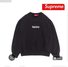 2025年最新】Supreme Box Logo Crewneck Black シュプリーム ボックス