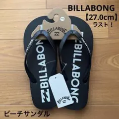 新品▪️billabong ビラボン ビーチサンダル【27.0】黒　モノトーンのサムネイル