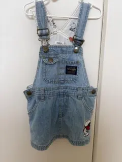 Wrangler Peanuts デニム ジャンバースカート 90cmのサムネイル