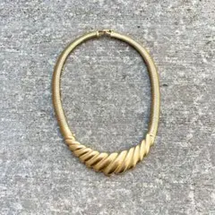 USED ゴールドデザインネックレス