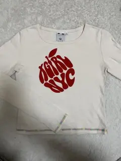 美品‼️ジューシークチュール 水色✖️赤ロゴ 長袖Tシャツ - メルカリ