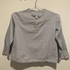 コットン100%ストライプシャツ