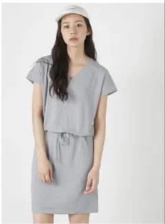 マウジー　MOUSSY 半袖　ハーフスリーブ　リブブラウジング ワンピースのサムネイル