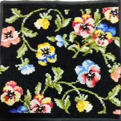 FEILER 花柄刺繍 ハンカチ