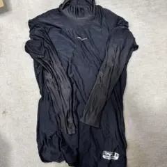 MIZUNO ネイビー 長袖 アンダーシャツ L