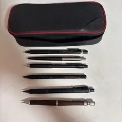 シャーペン6本 筆箱つきセット
