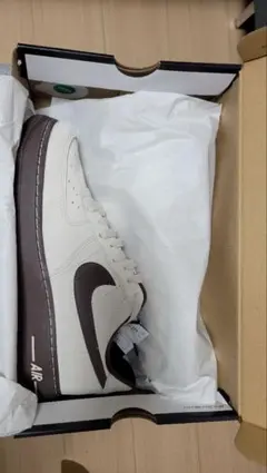 Nike Air Force 1 ホワイト/ブラウン