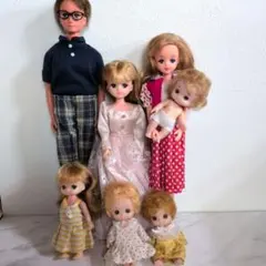 リカちゃん人形 7体セット
