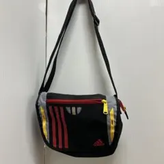 adidas ショルダーバッグ 黒/赤/黄